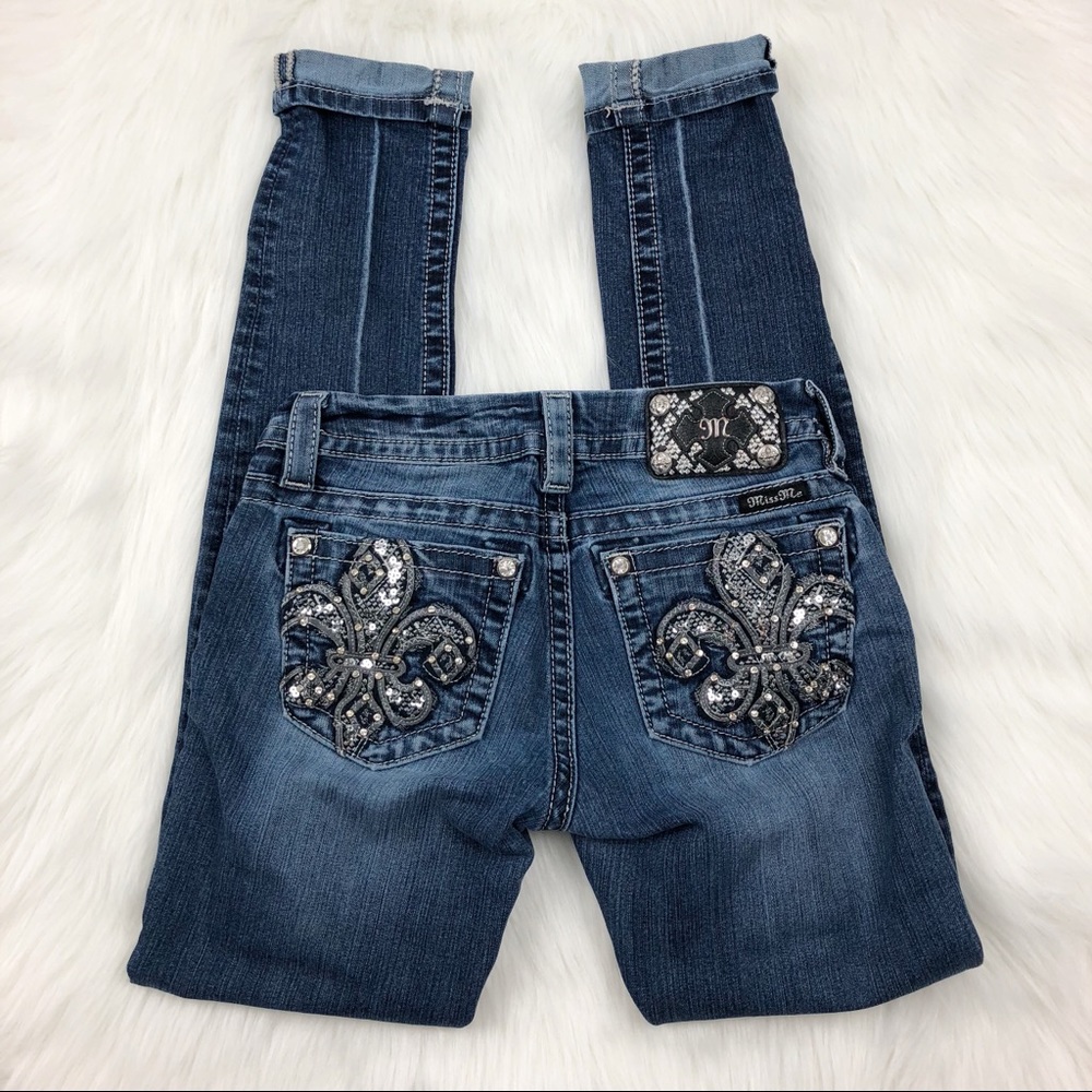 Miss Me Jeans Mid Rise Skinny Size 26